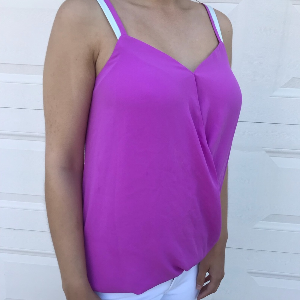 Express purple crossover top